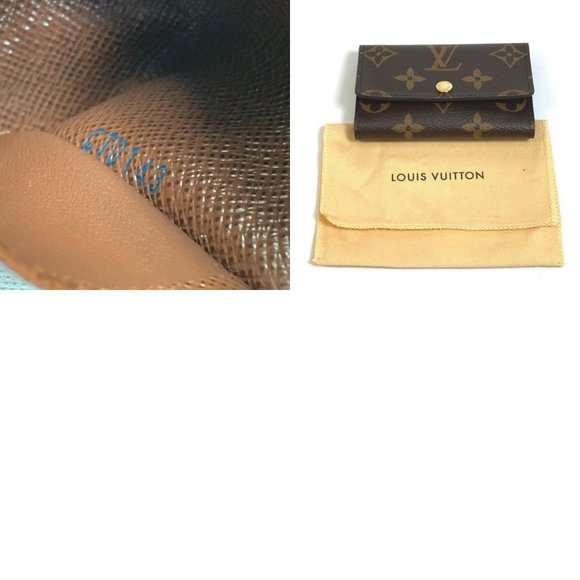 AUTH LOUIS VUITTON Multicles6 6-Ring Key Case Monogram Canvas Brown - Picture 12 of 12